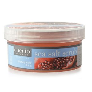 SEA SALT SCRUB POMEGRANATE & FIG (MED. CRYSTAL & FINE SEA SALT) 19.5 oz