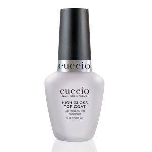 CUCCIO NAIL SOLUTIONS HIGH GLOSS TOP COAT 0.43 oz