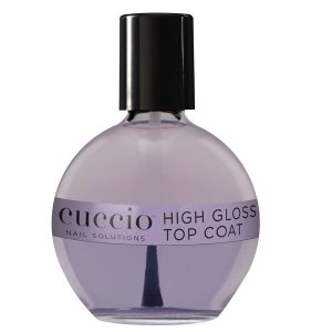 CUCCIO NAIL SOLUTIONS HIGH GLOSS TOP COAT 2.5 oz
